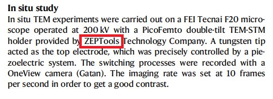 實(shí)驗(yàn)使用TEM樣品桿 實(shí)驗(yàn)使用TEM樣品桿