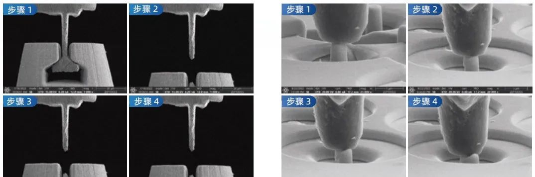 納米力臺(tái)拉伸過程